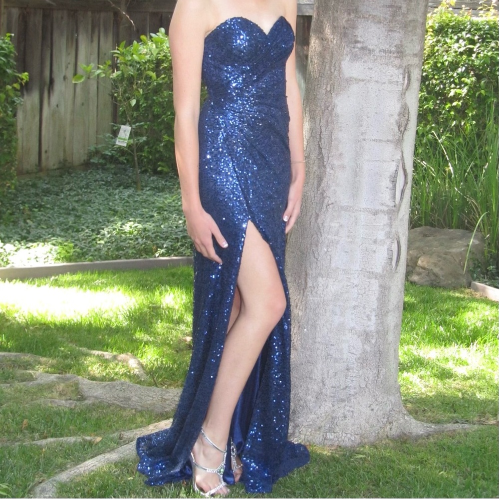 La Femme Sequin Gown